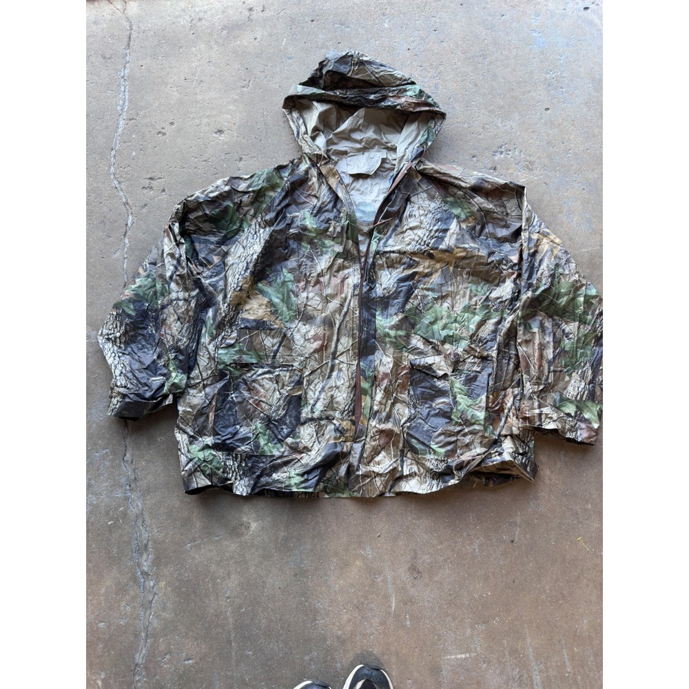 Stearns Realtree Hardwoods Camo Rain Jacket Waterproof Hooded XL/2XL 457202